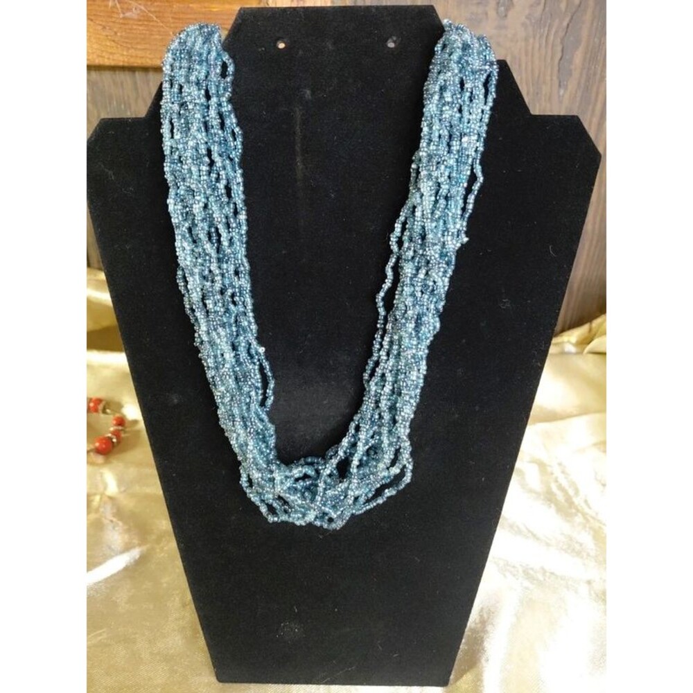 Blue beaded Necklace
